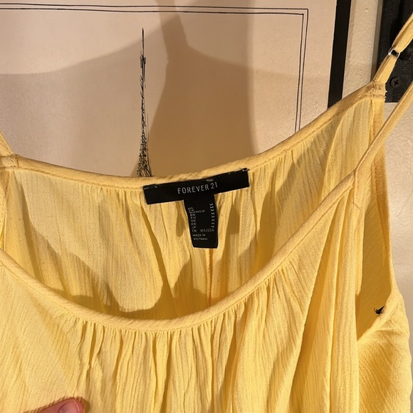 Yellow Flowy Tank - Picture 3 of 3